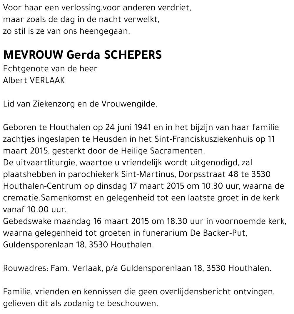Gerda SCHEPERS