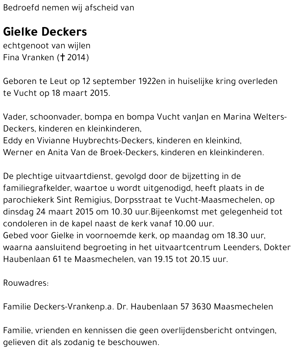 Gielke Deckers