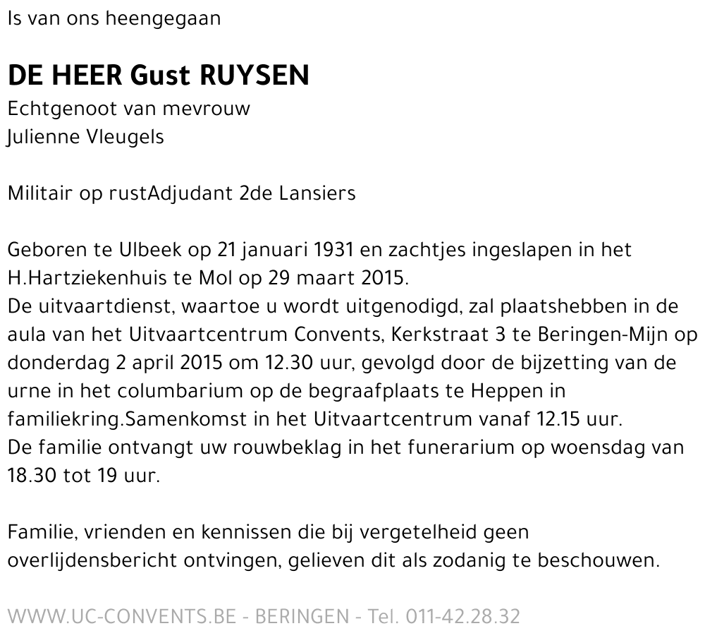 Gust Ruysen