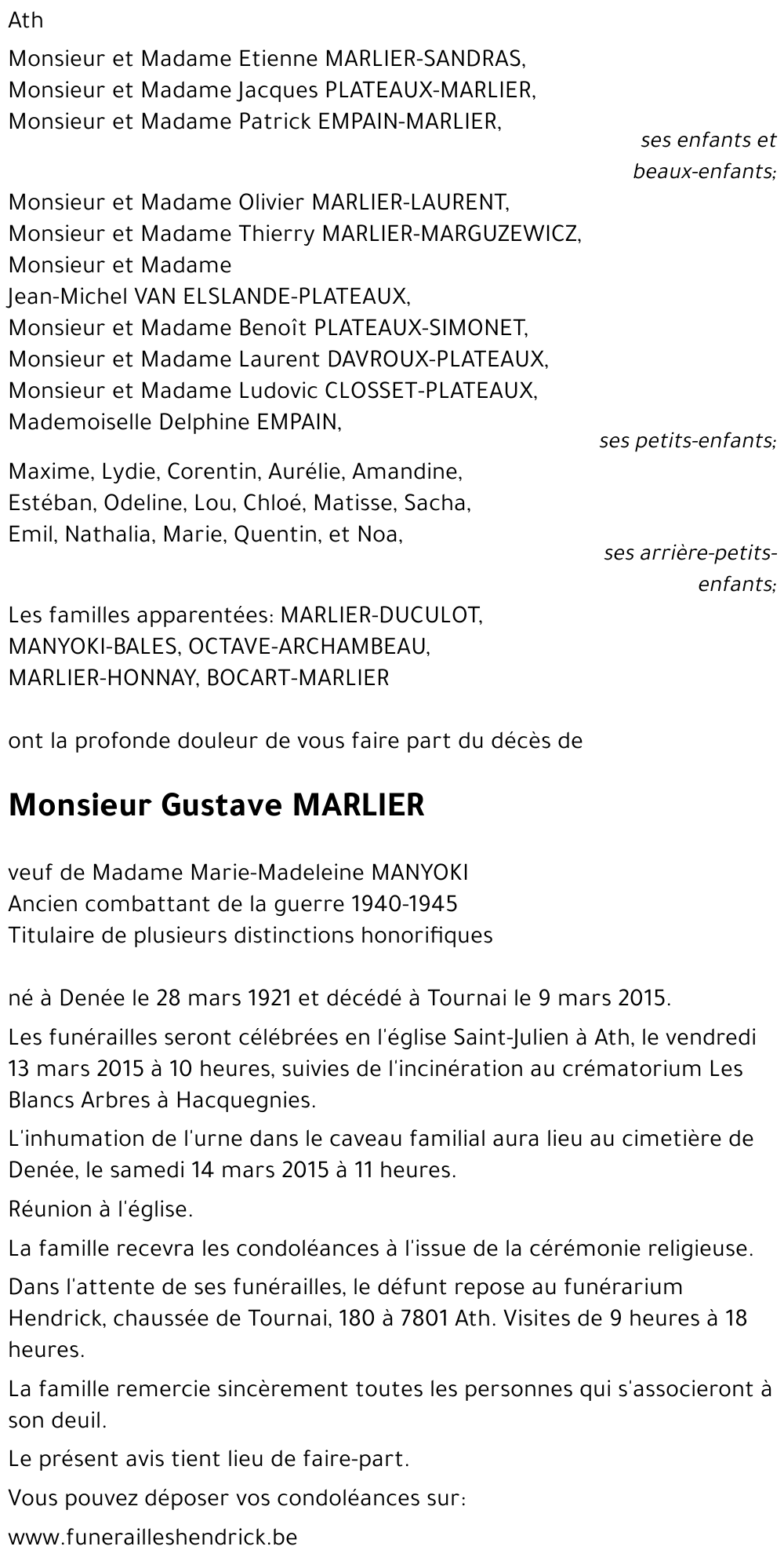 Gustave MARLIER