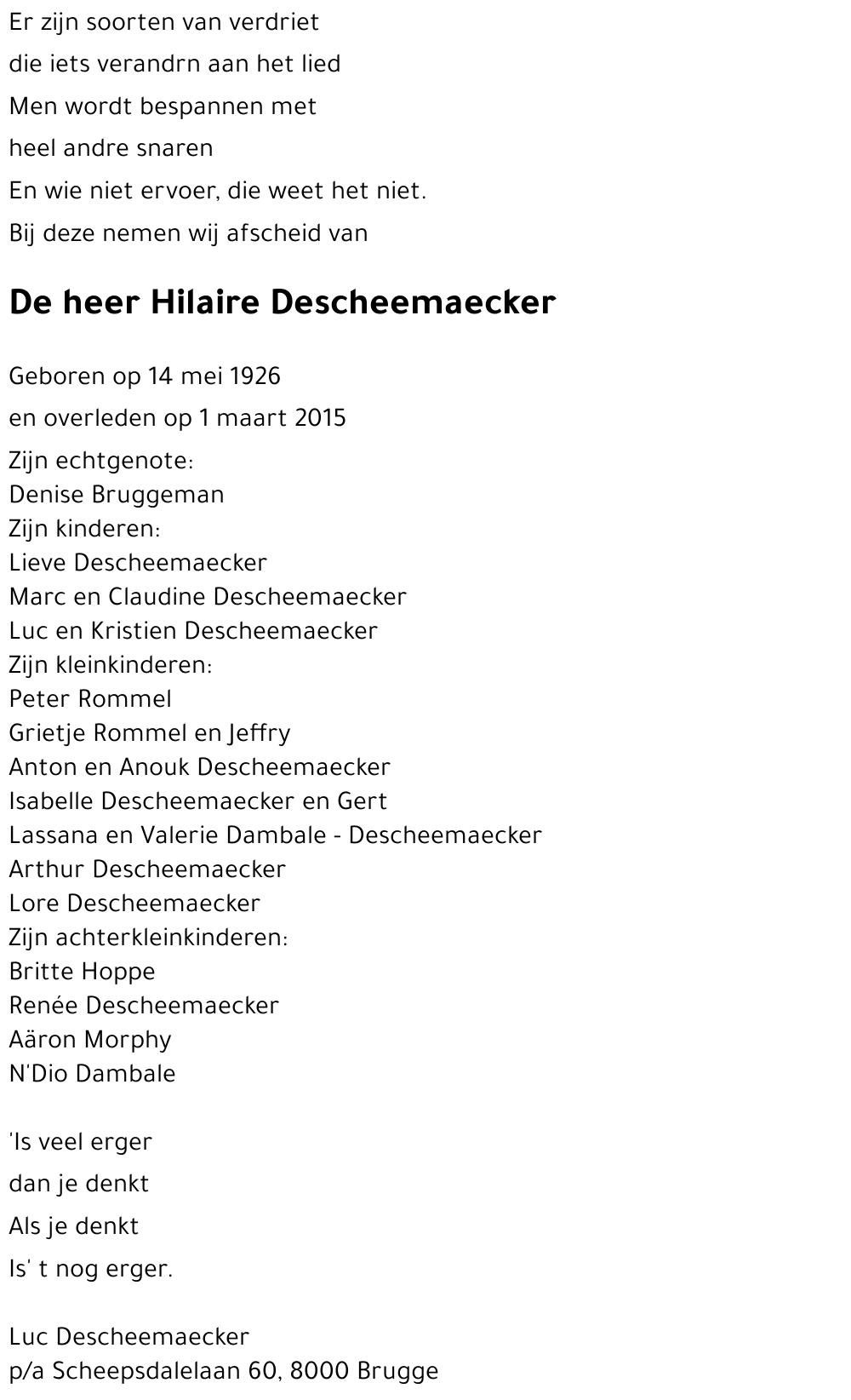 Hilaire Descheemaecker