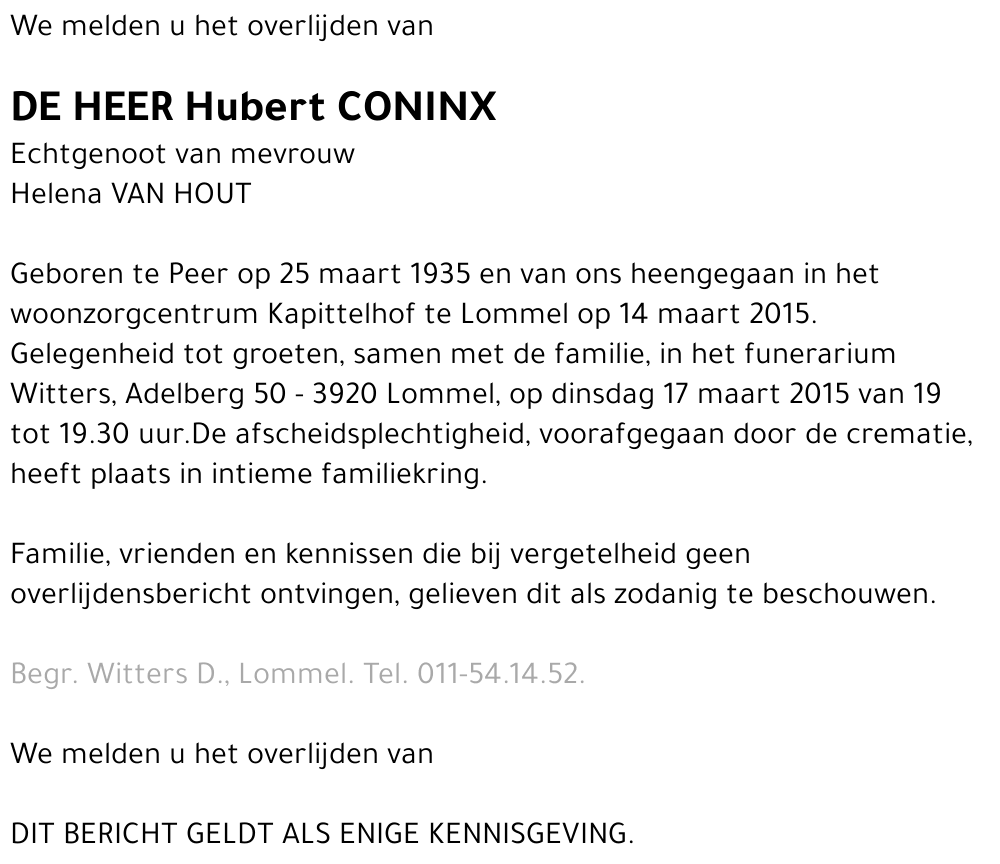 Hubert Coninx