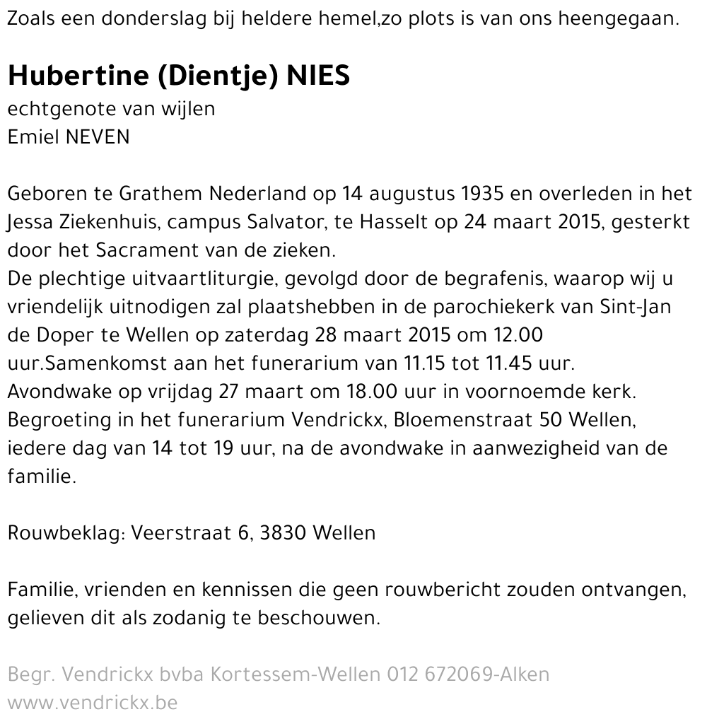 Hubertine Nies