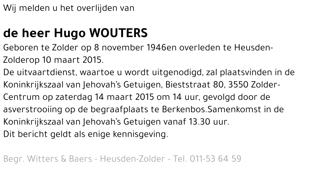 Hugo Wouters