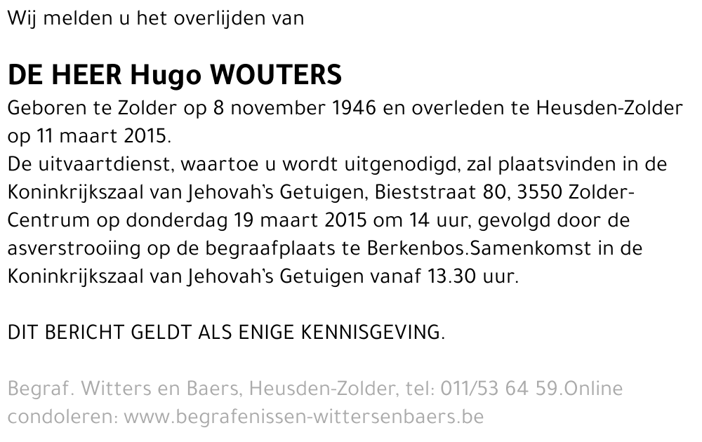 Hugo Wouters
