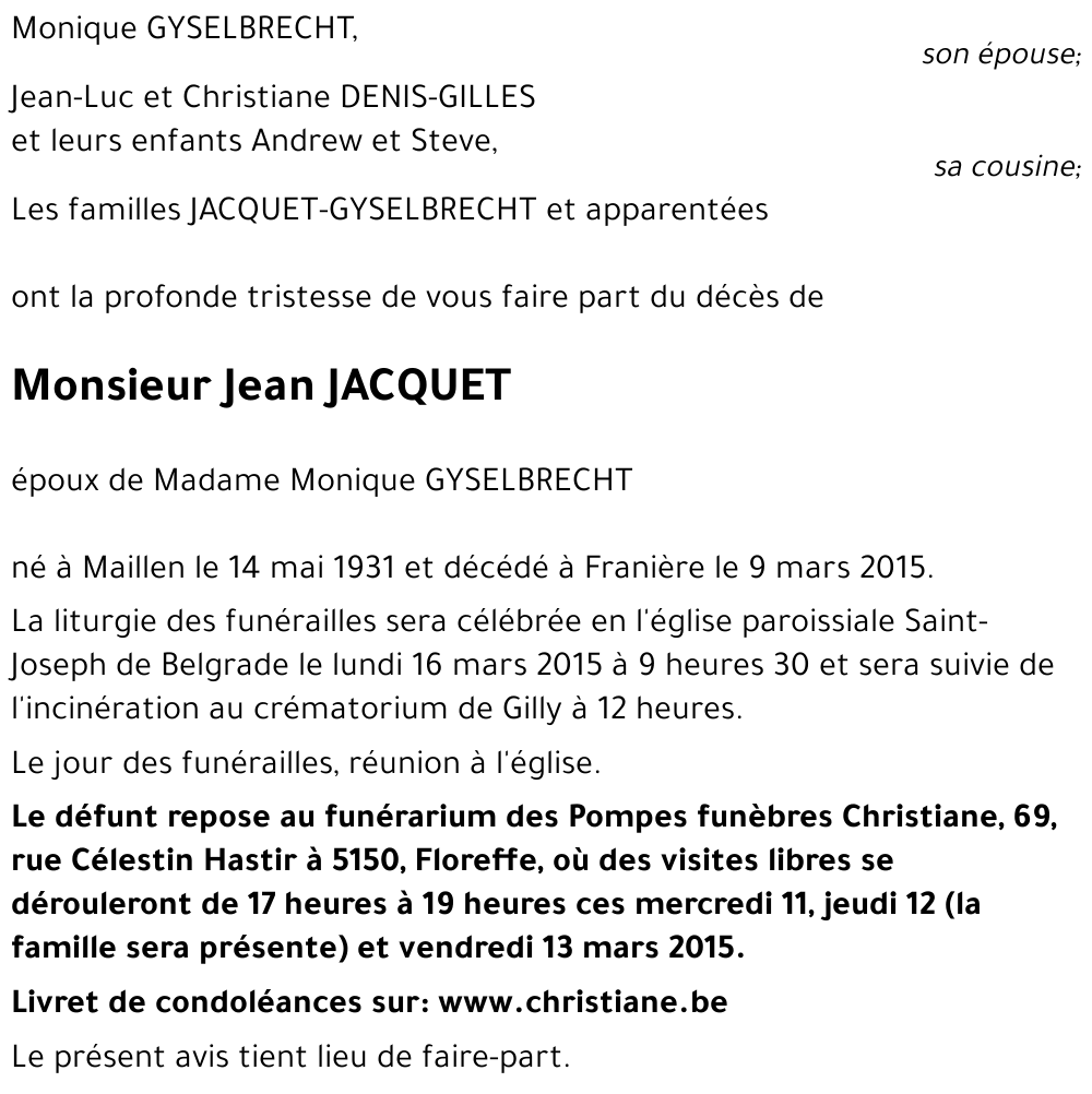 Jean JACQUET