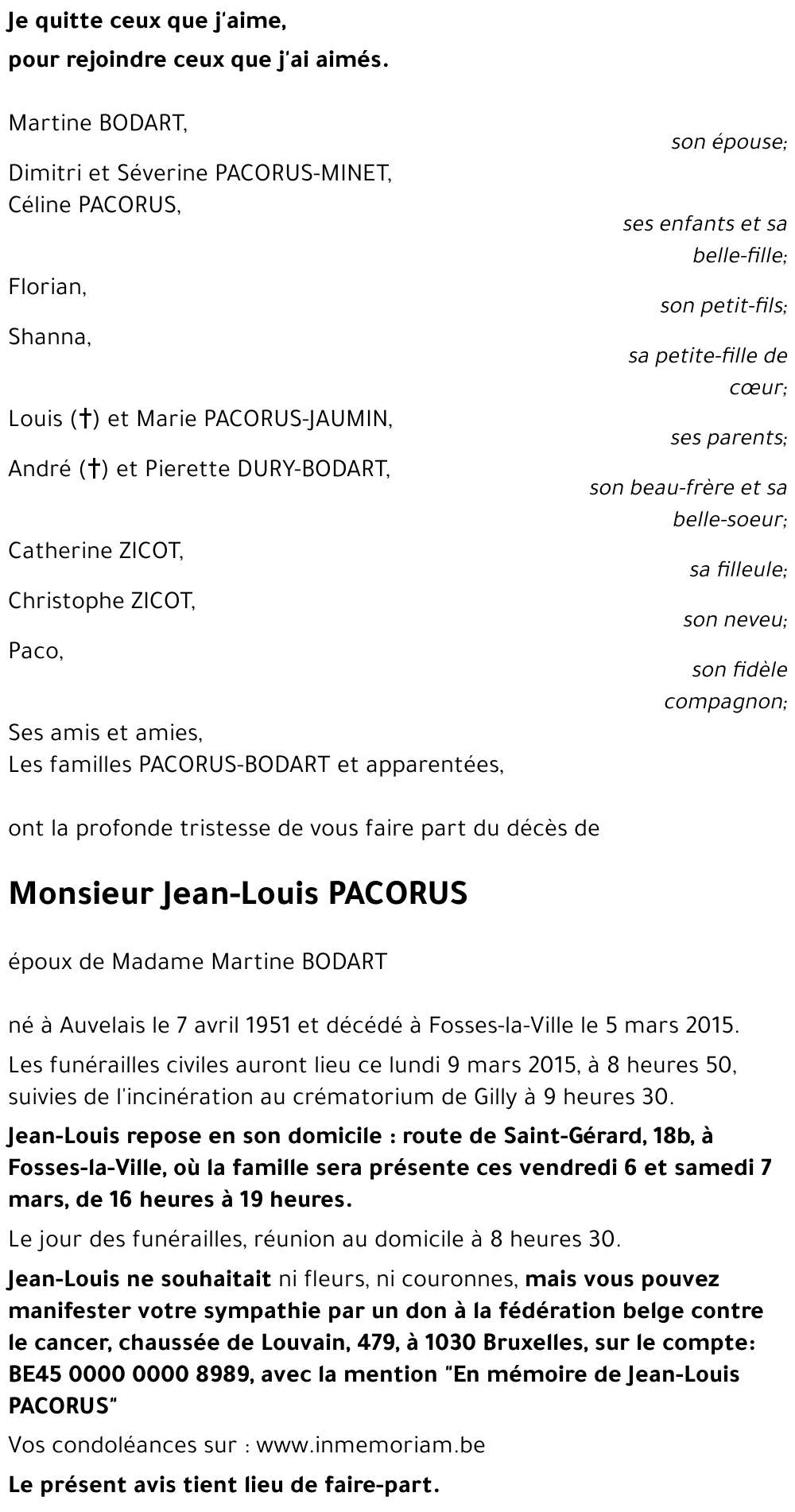 Jean-Louis PACORUS