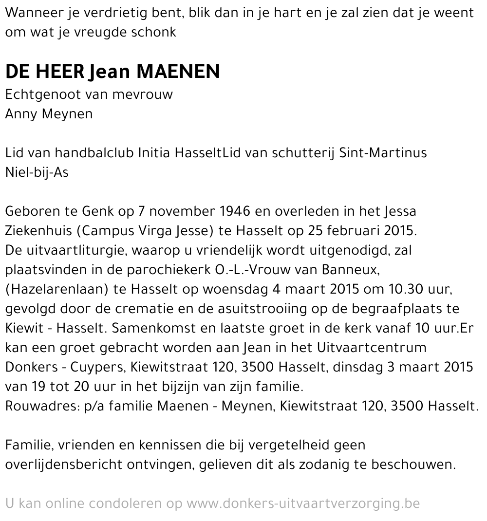 Jean Maenen