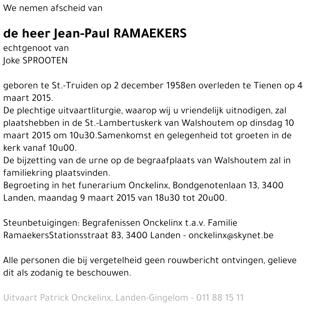 Jean-Paul Ramaekers