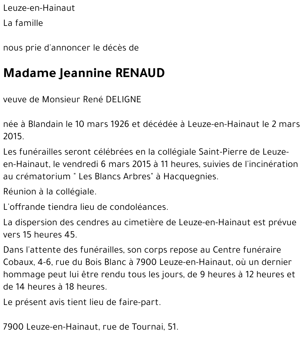 Jeannine Renaud