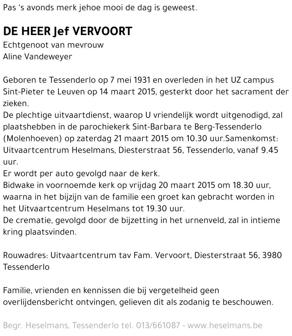 Jef Vervoort