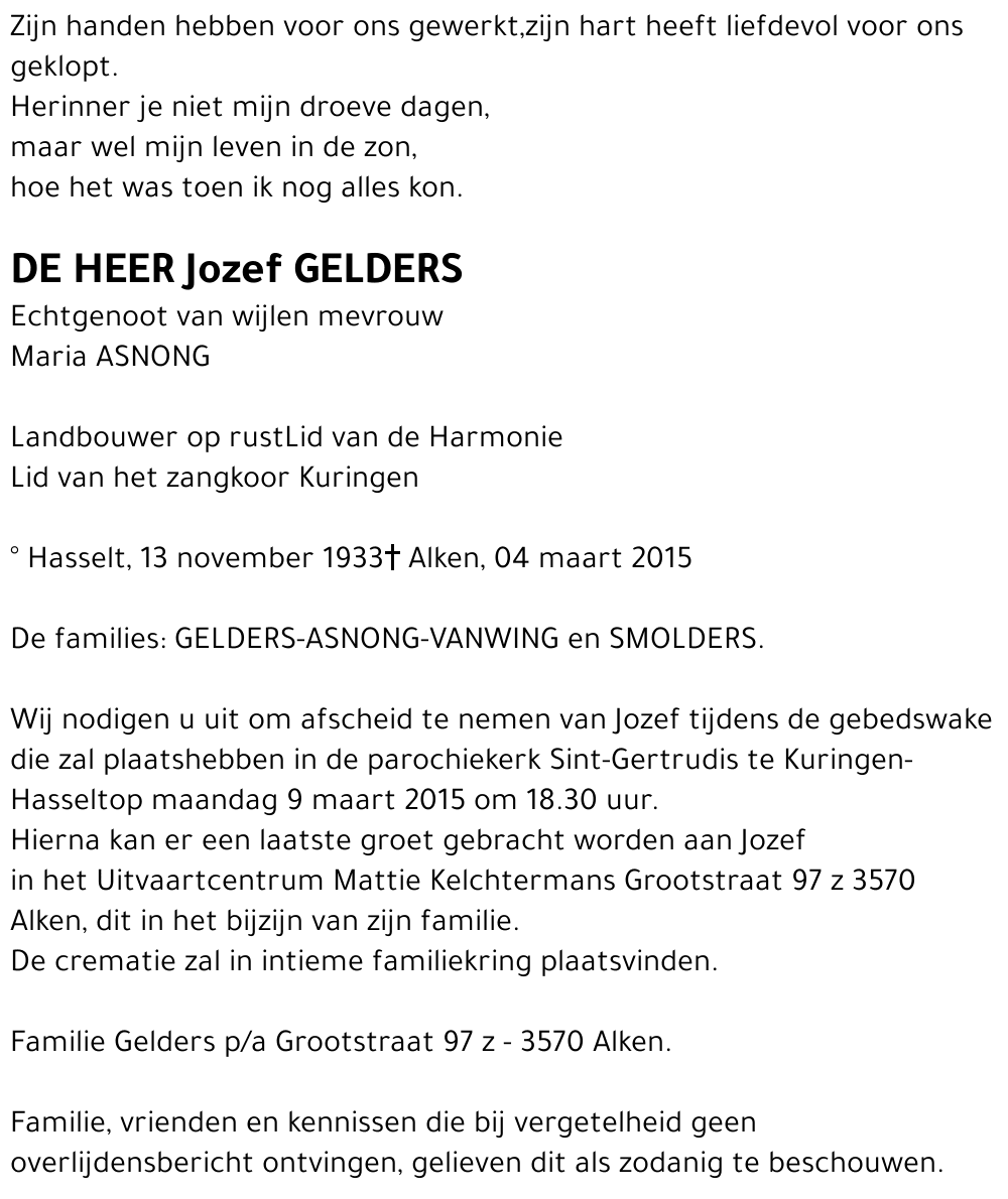 Jozef GELDERS