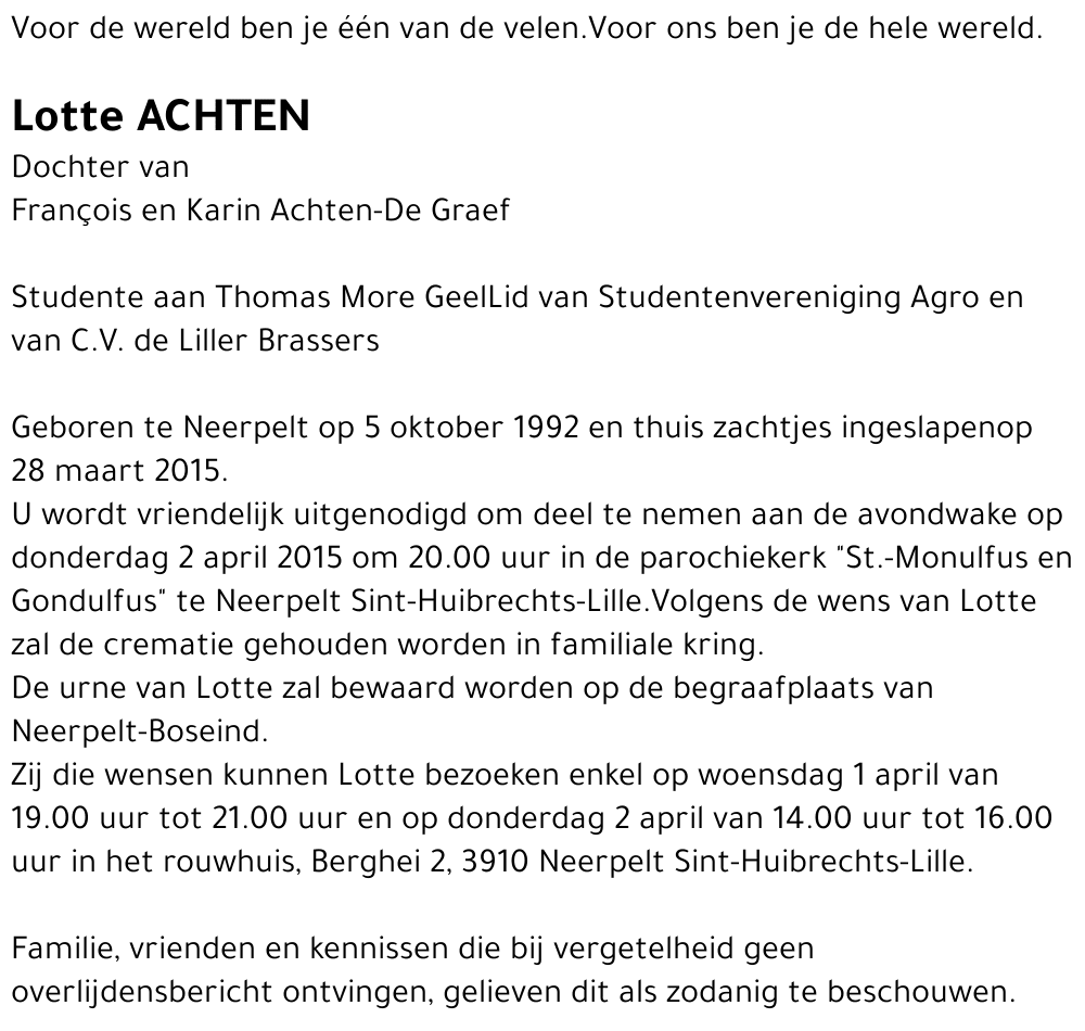 Lotte ACHTEN