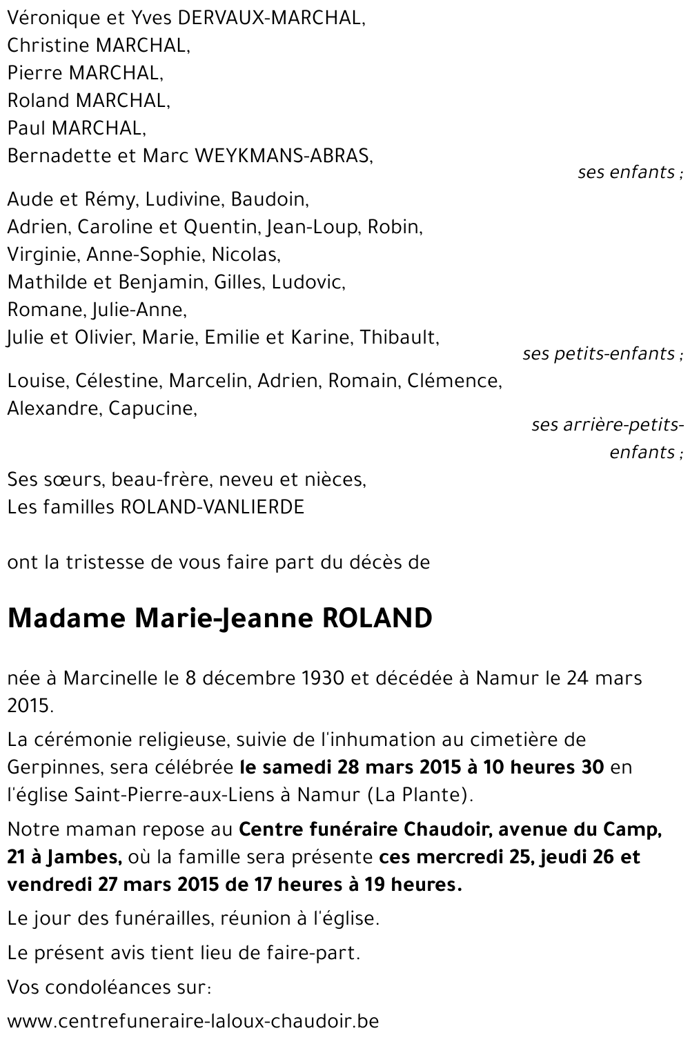 Marie-Jeanne ROLAND