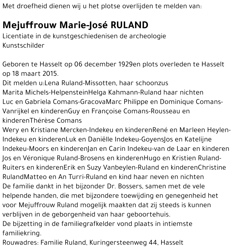 Marie-José Ruland