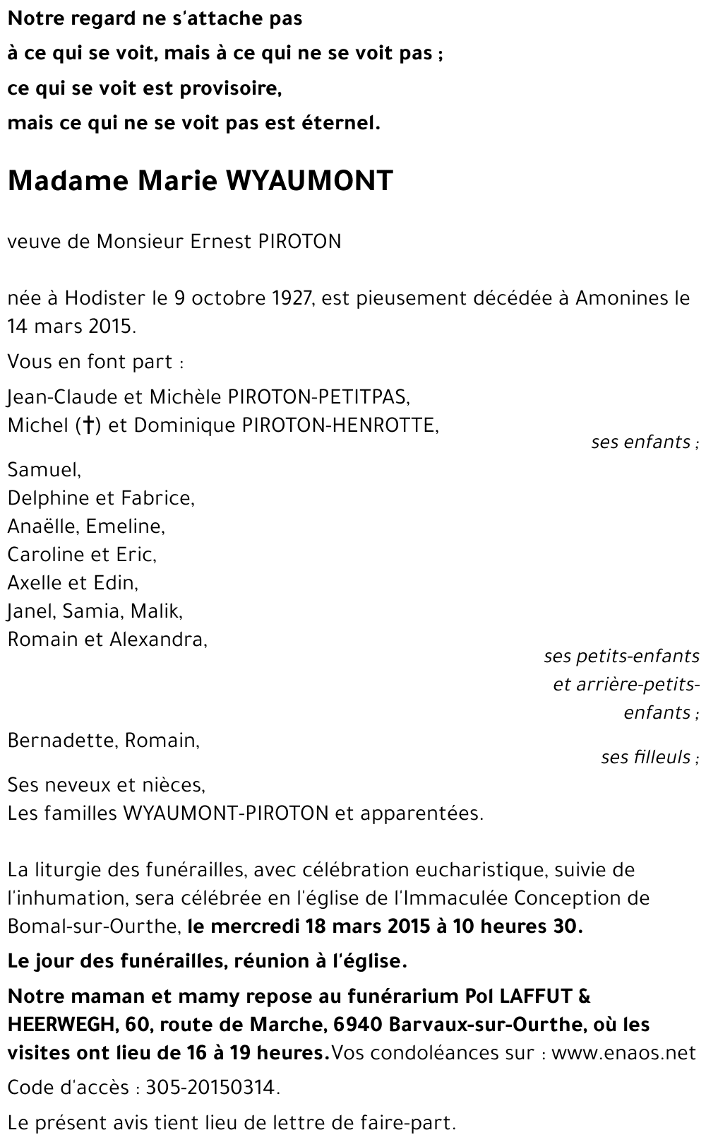 Marie WYAUMONT