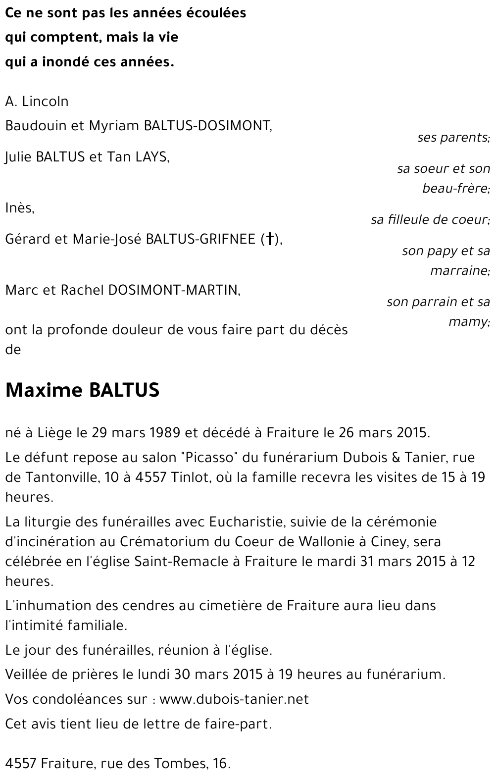 Maxime BALTUS