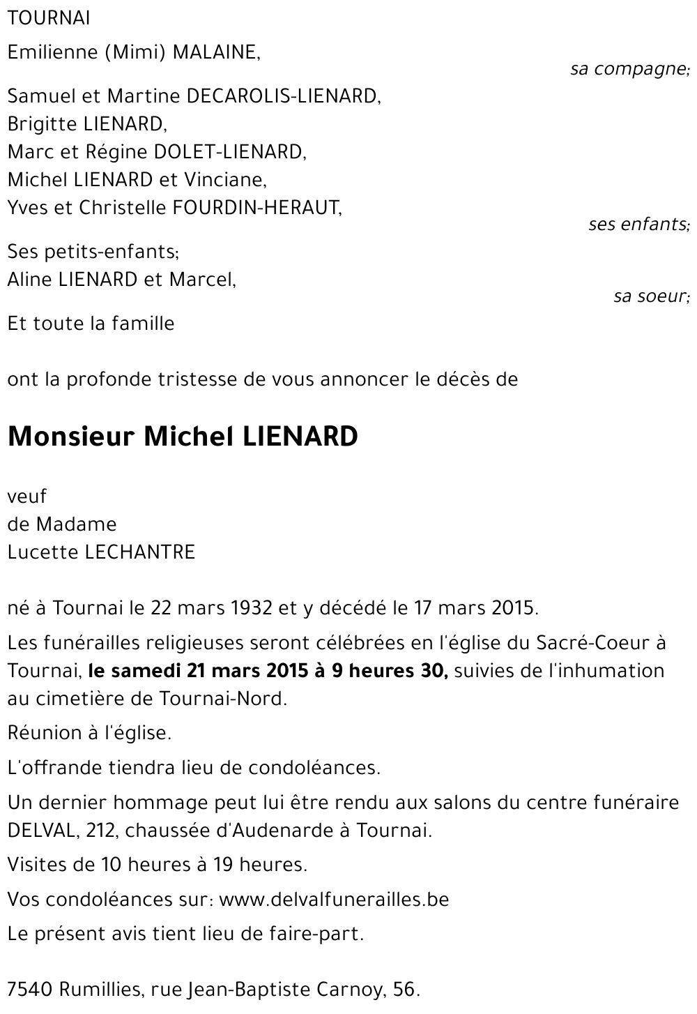 Michel LIENARD