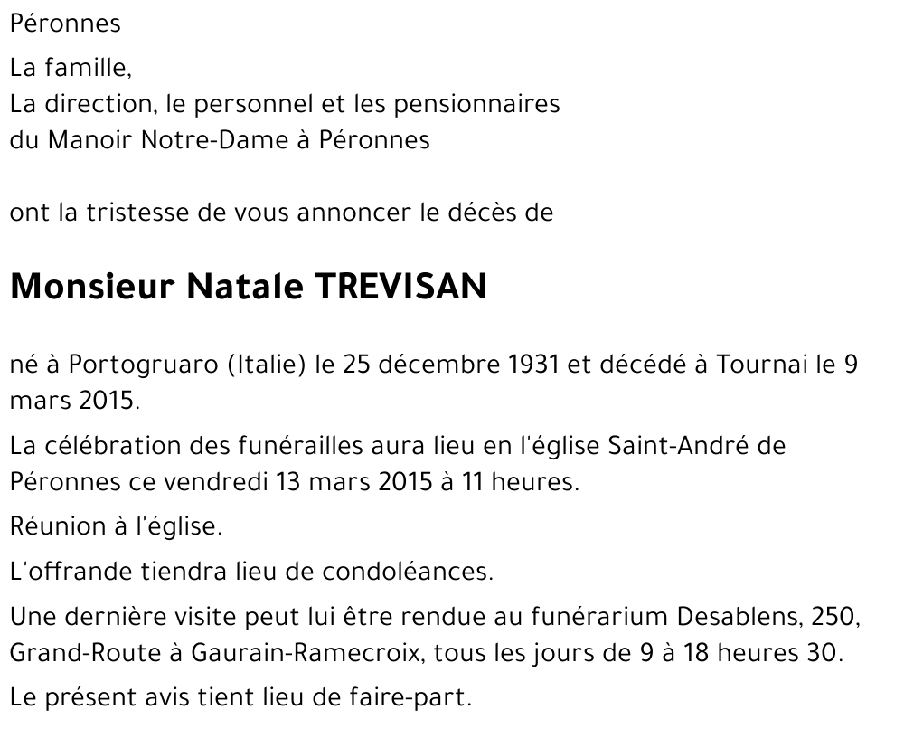 Natale TREVISAN