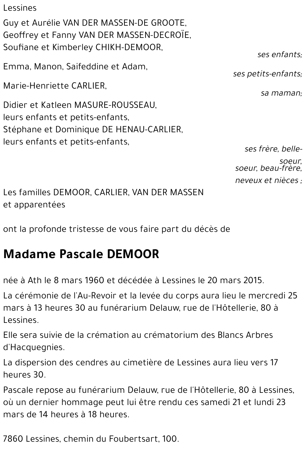Pascale DEMOOR