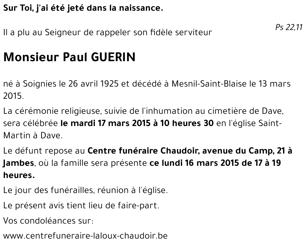 Paul GUERIN