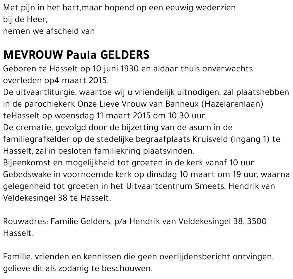 Paula Gelders