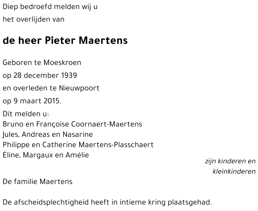 Pieter Maertens