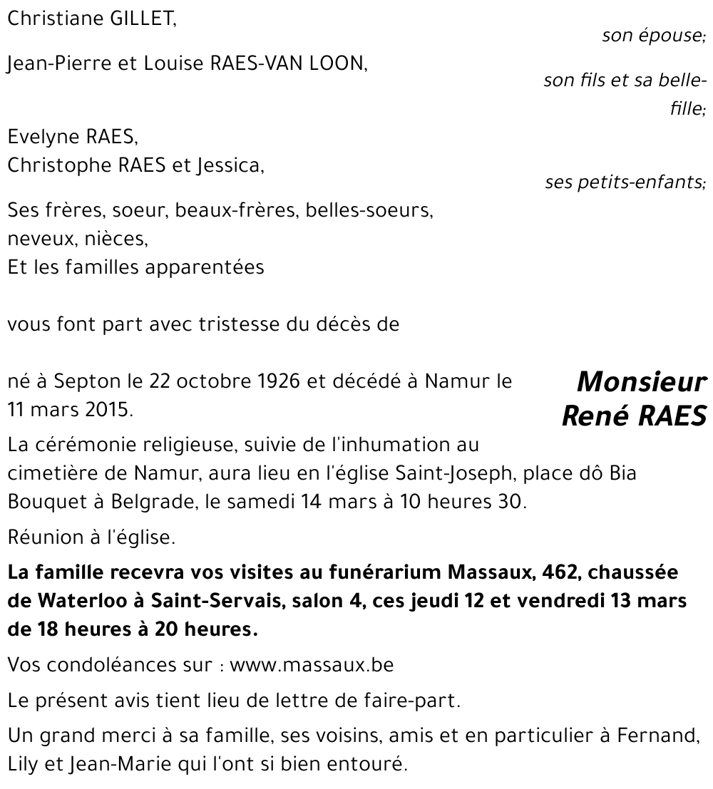 René RAES