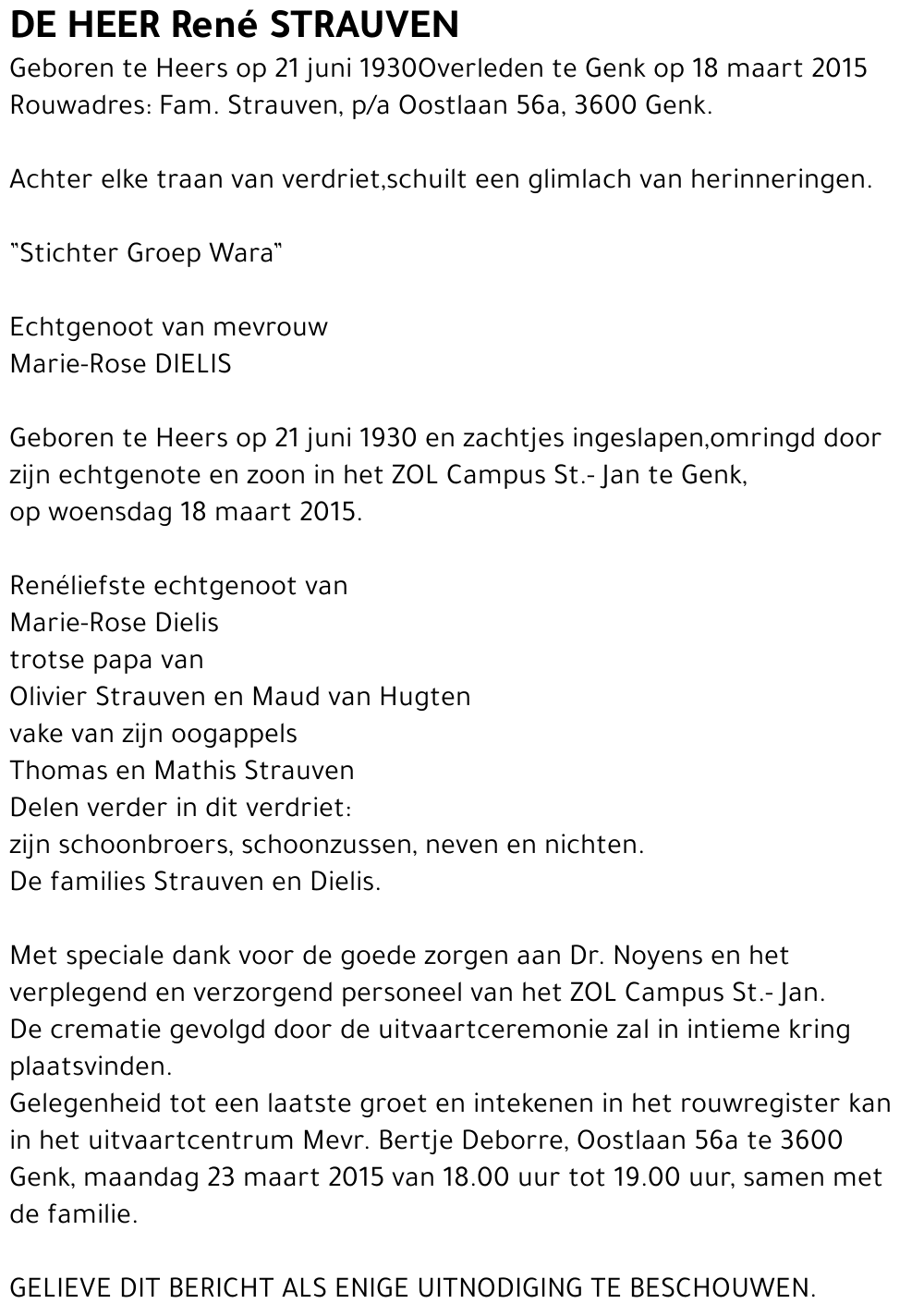 René STRAUVEN