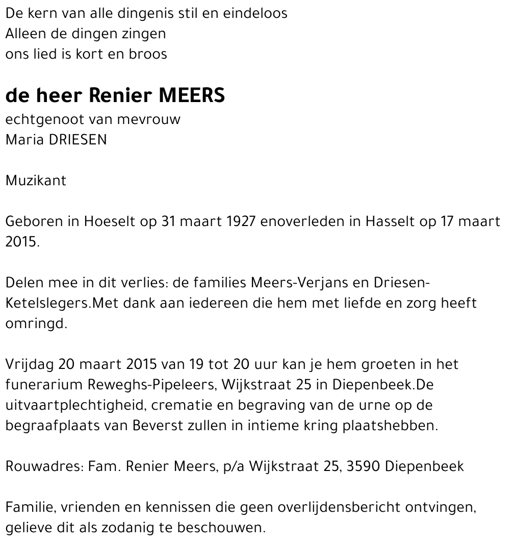 Renier Meers