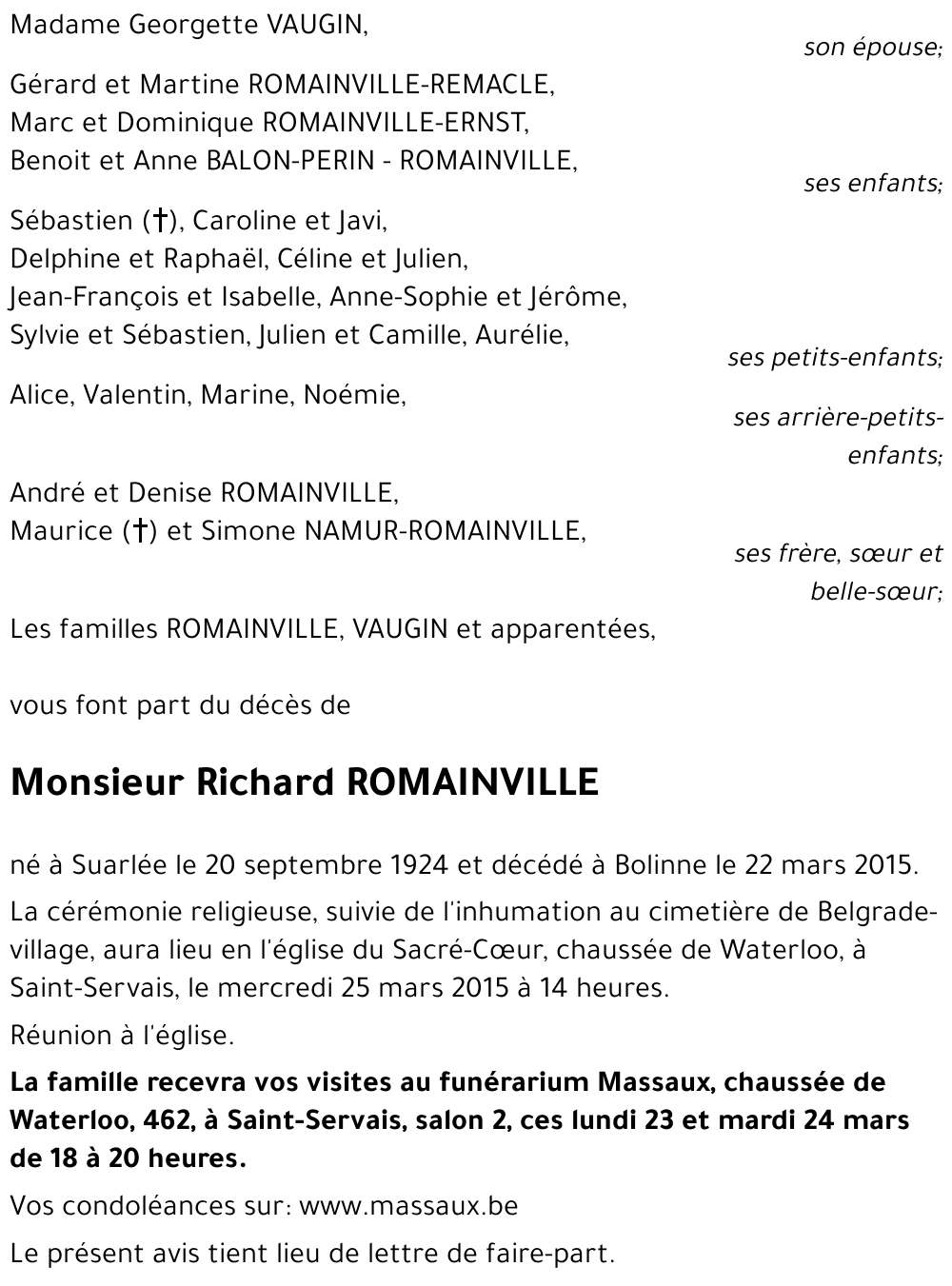 Richard ROMAINVILLE