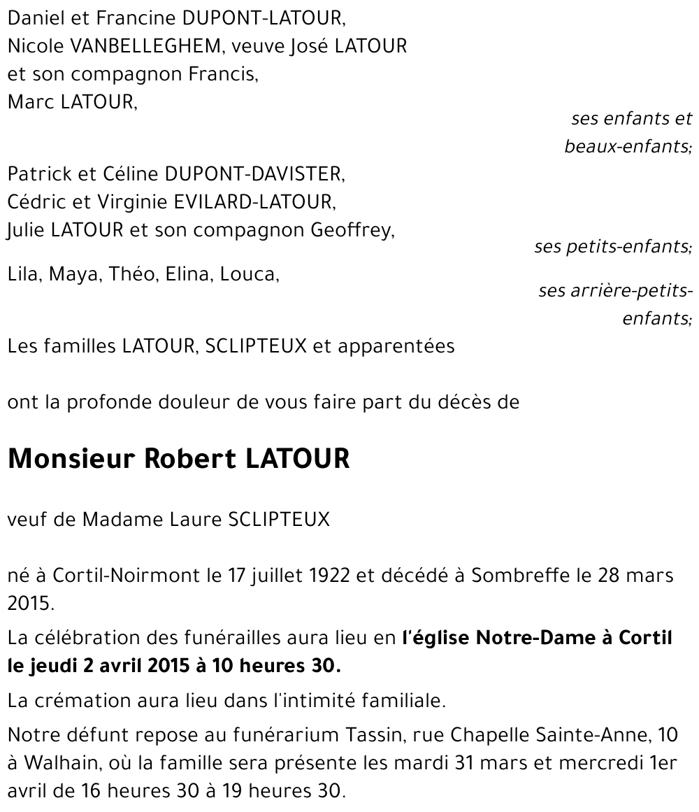 Robert LATOUR