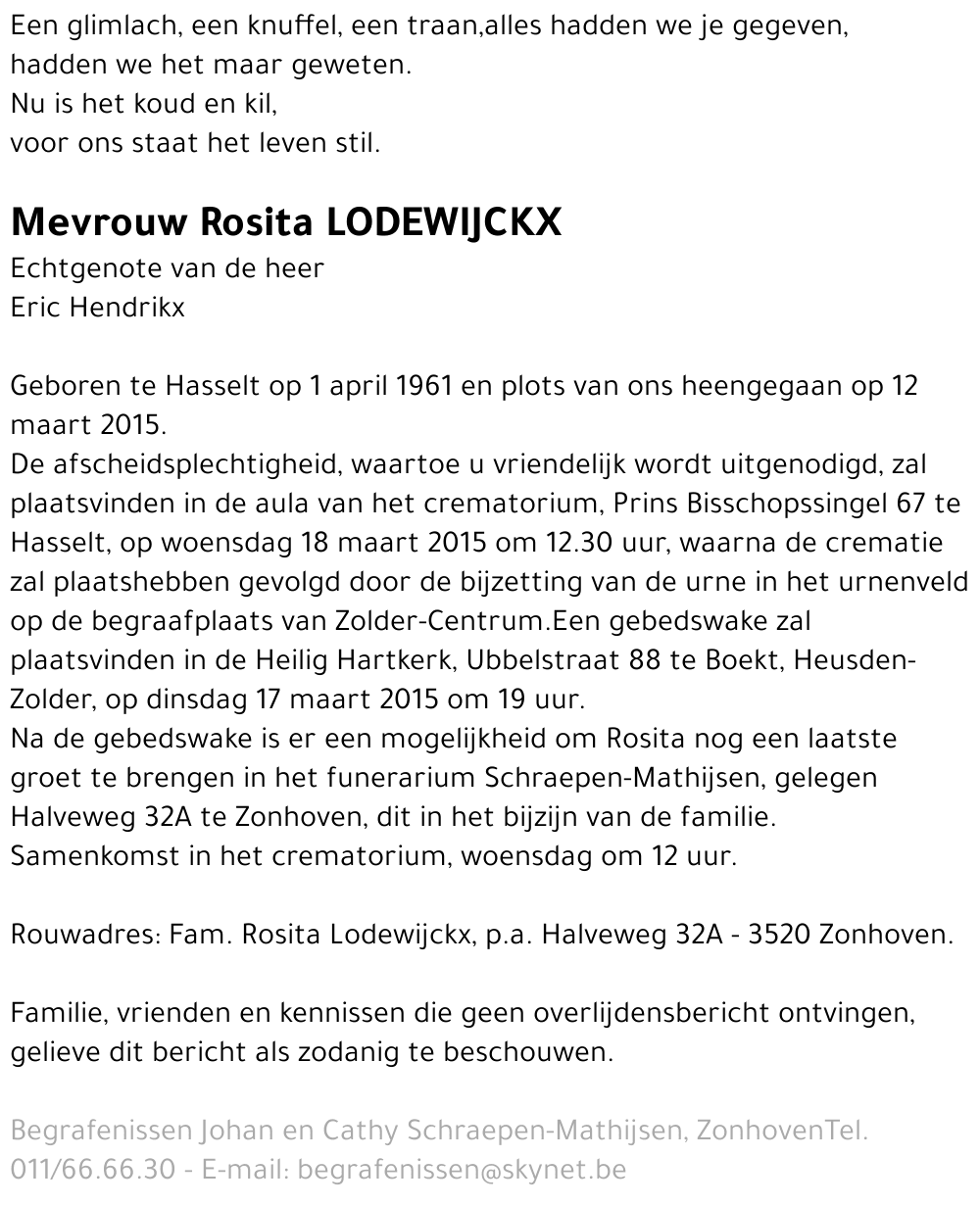 Rosita Lodewijckx