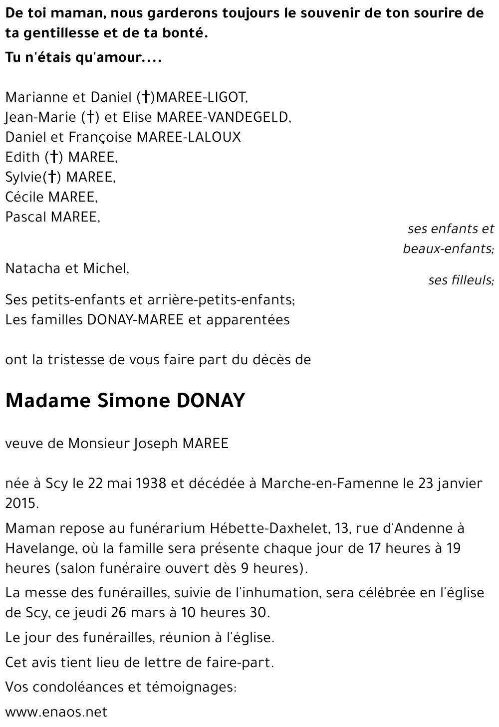 Simone DONAY