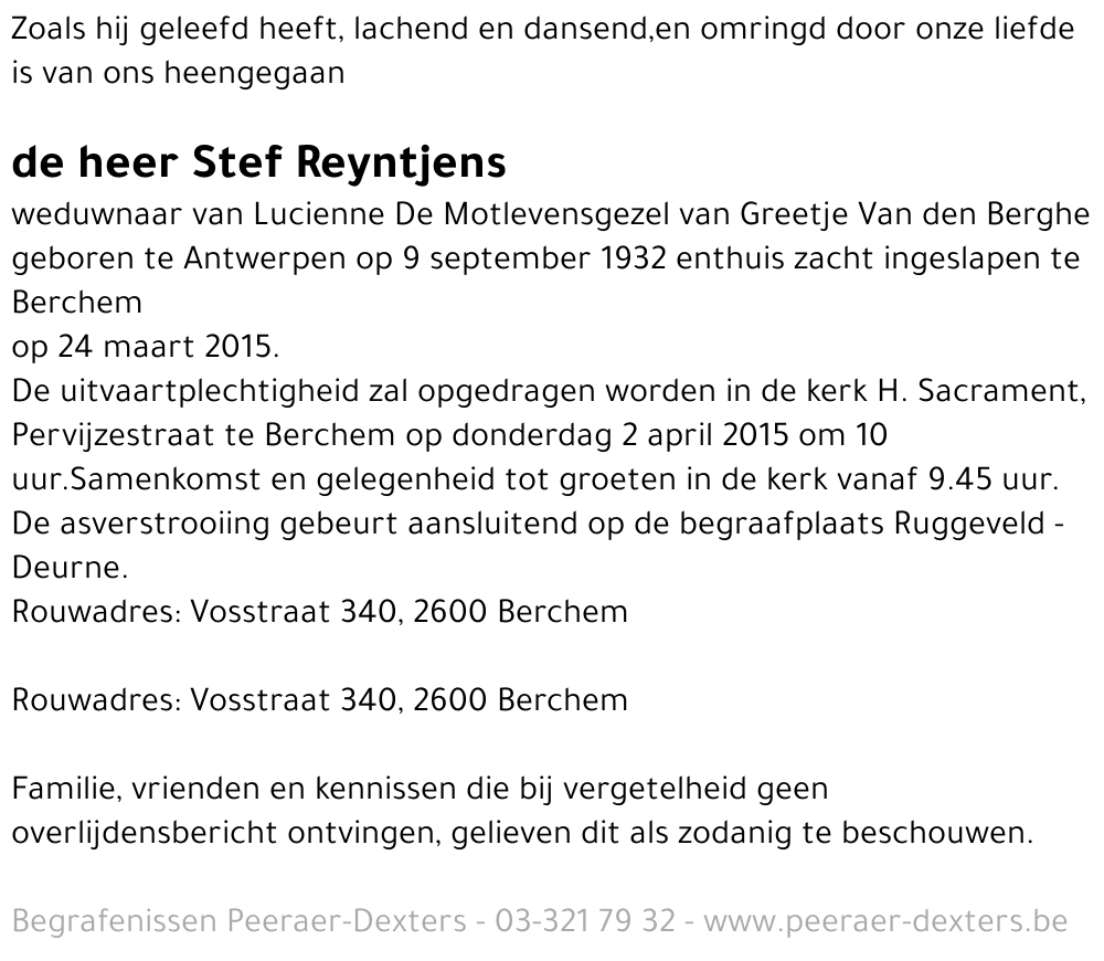 Stef Reyntjens