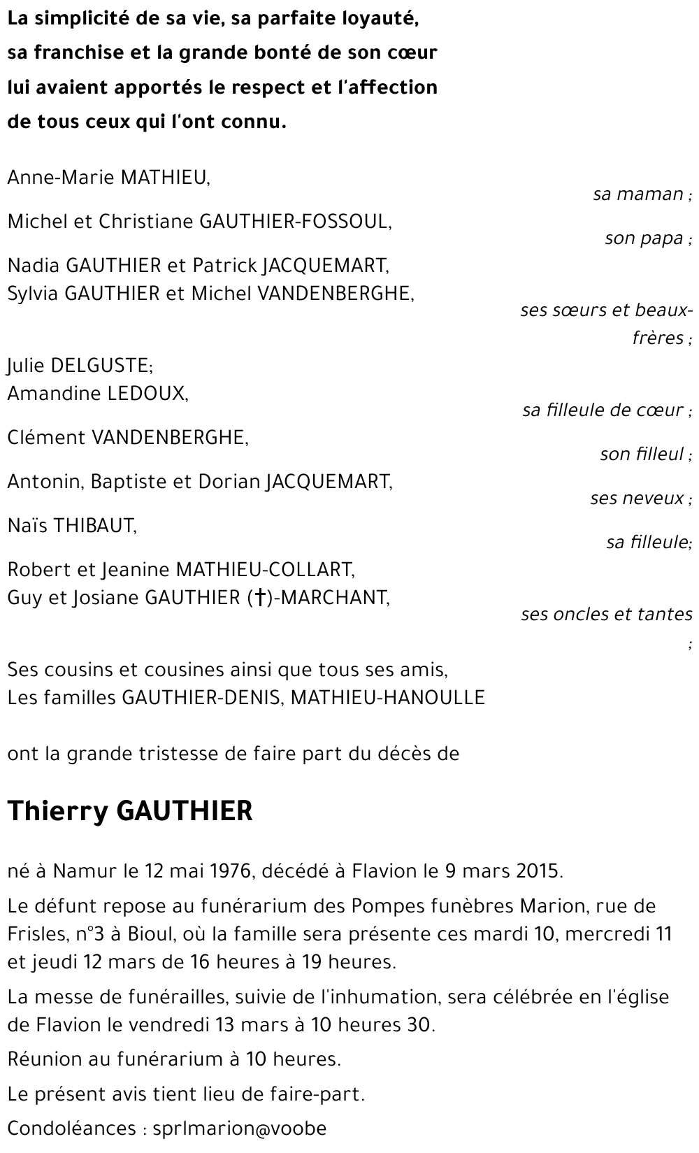 Thierry GAUTHIER
