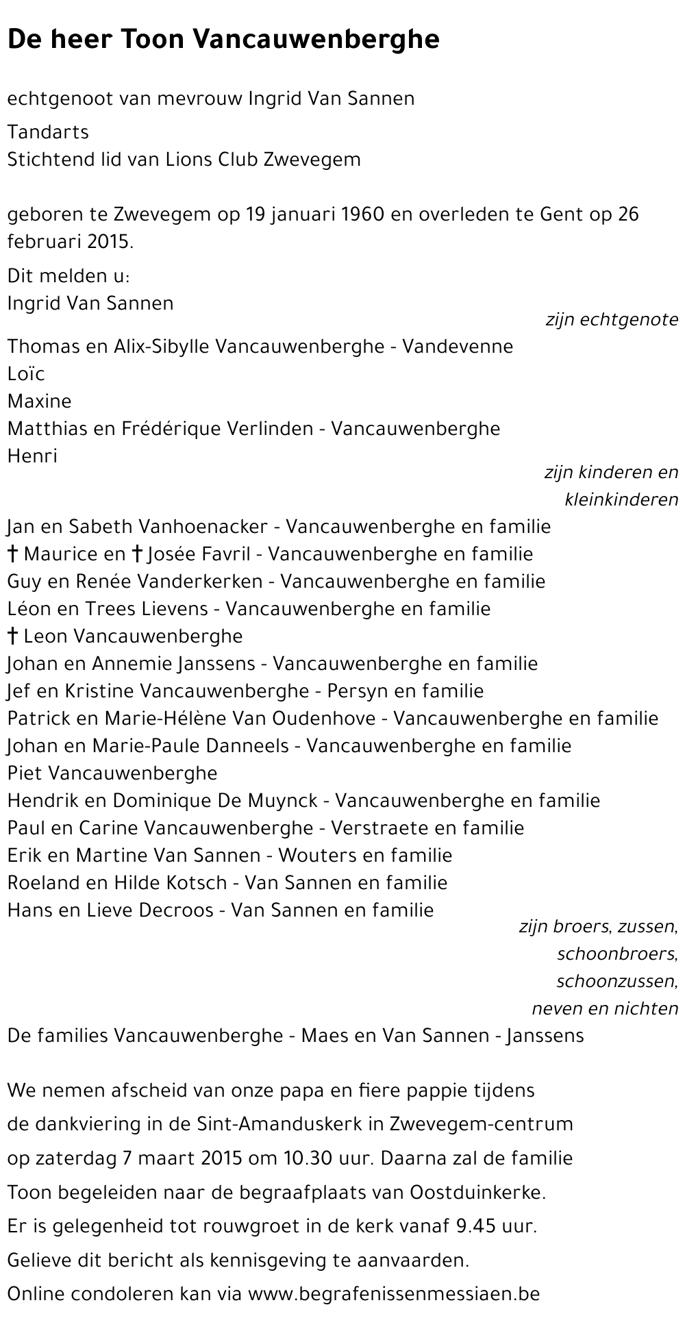 Toon Vancauwenberghe