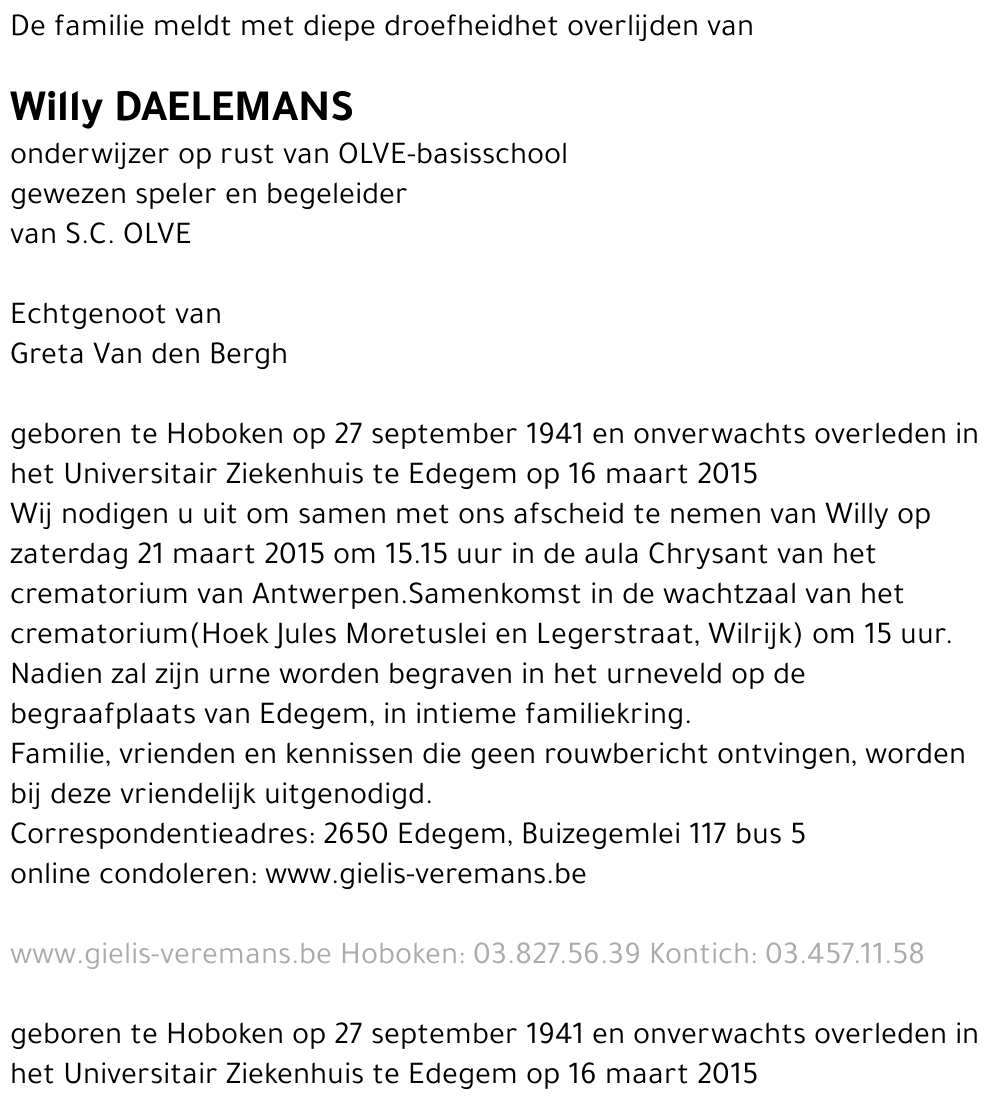 Willy Daelemans