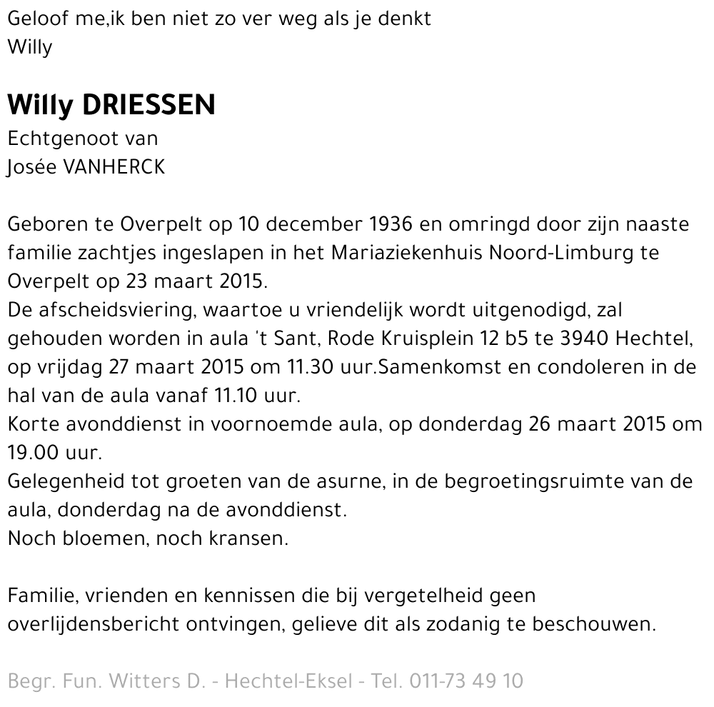 Willy Driessen