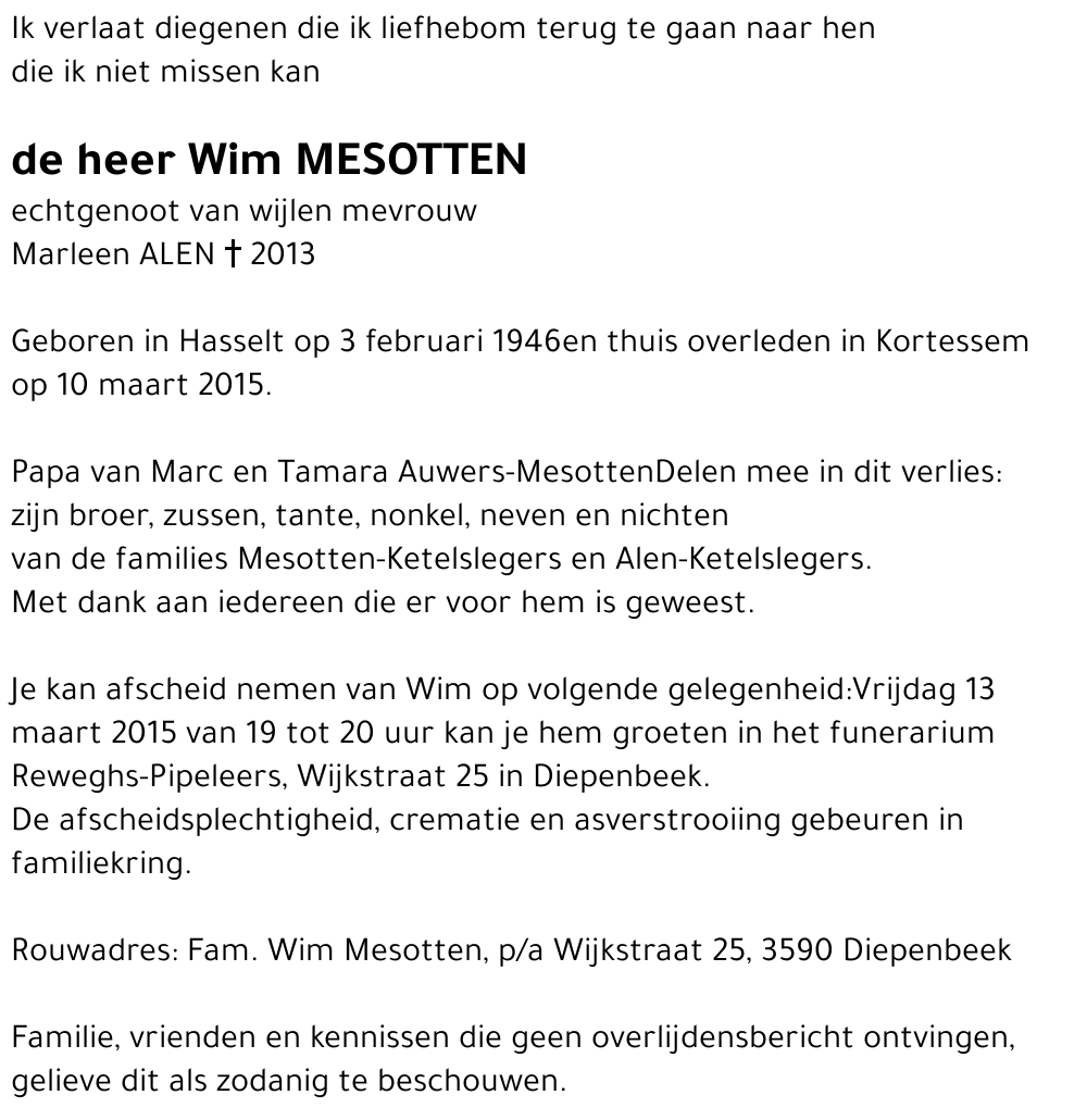 Wim Mesotten