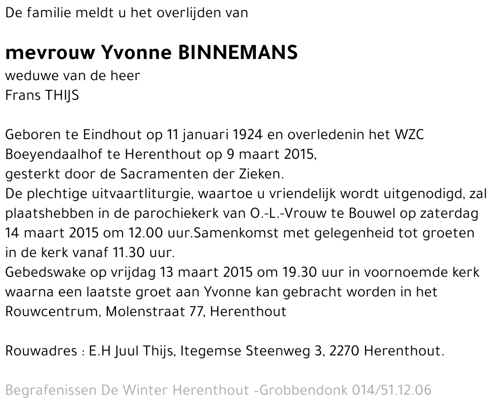 Yvonne Binnemans