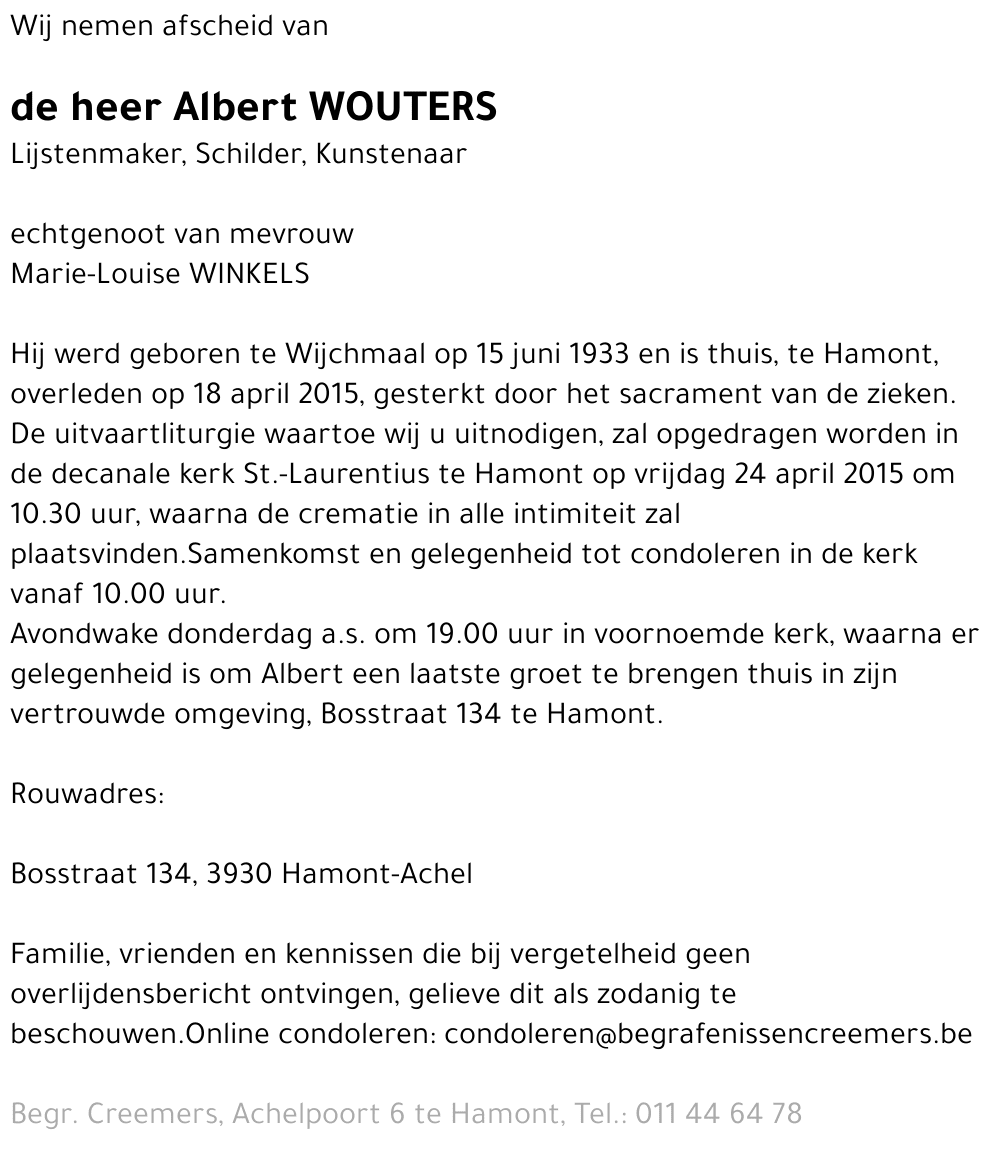 Albert Wouters