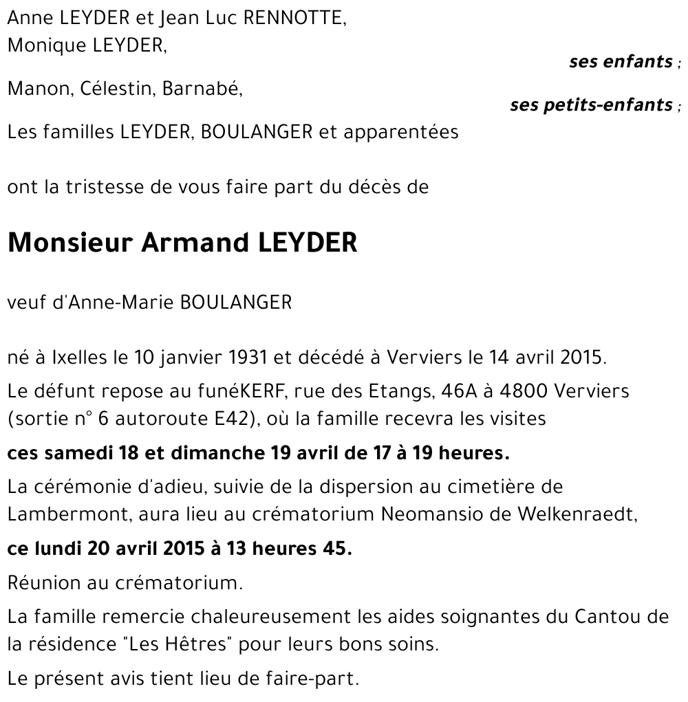 Armand LEYDER