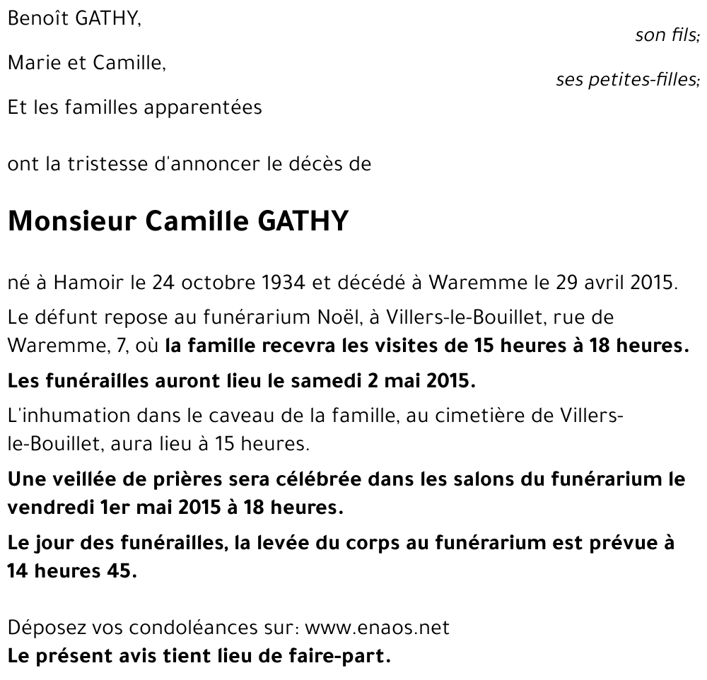 Camille GATHY