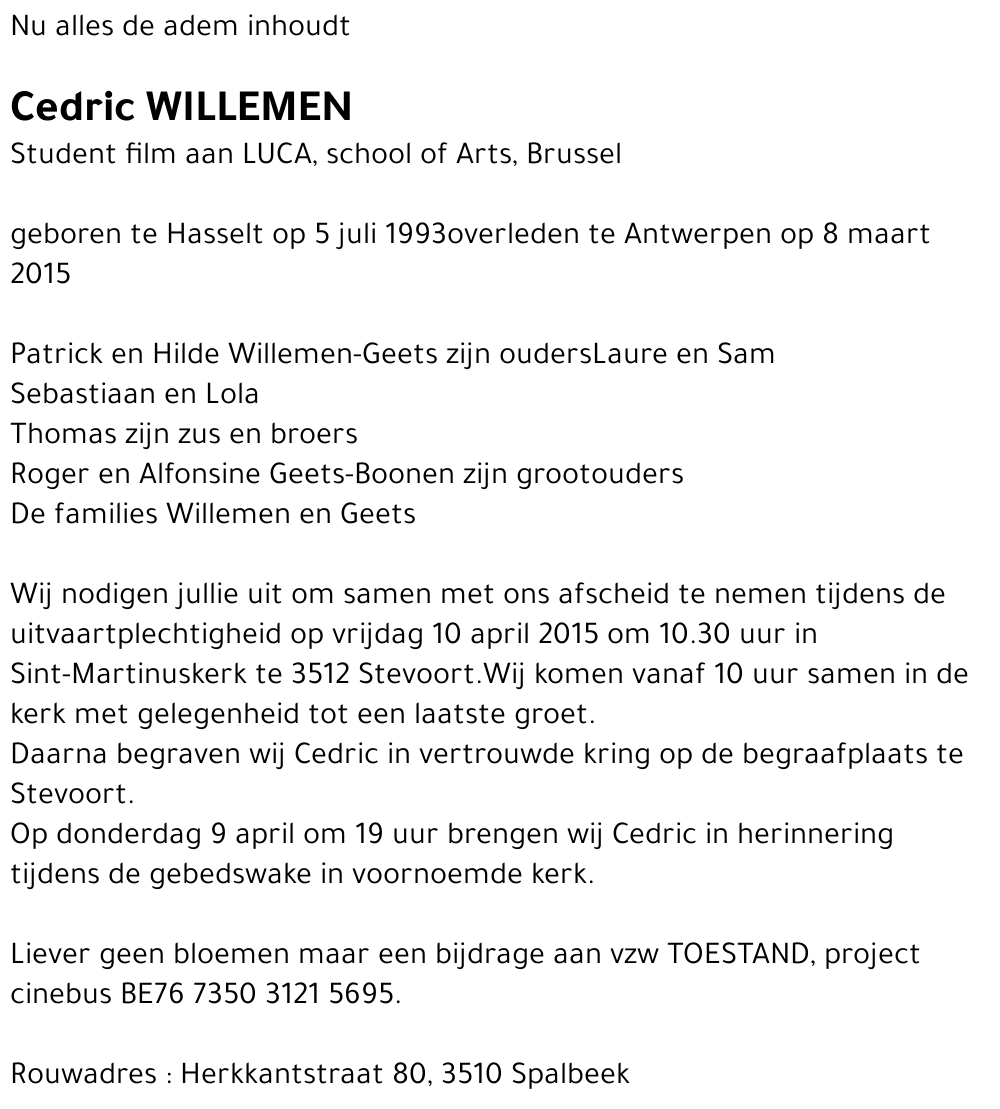 Cedric Willemen