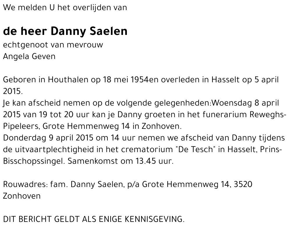 Danny Saelen