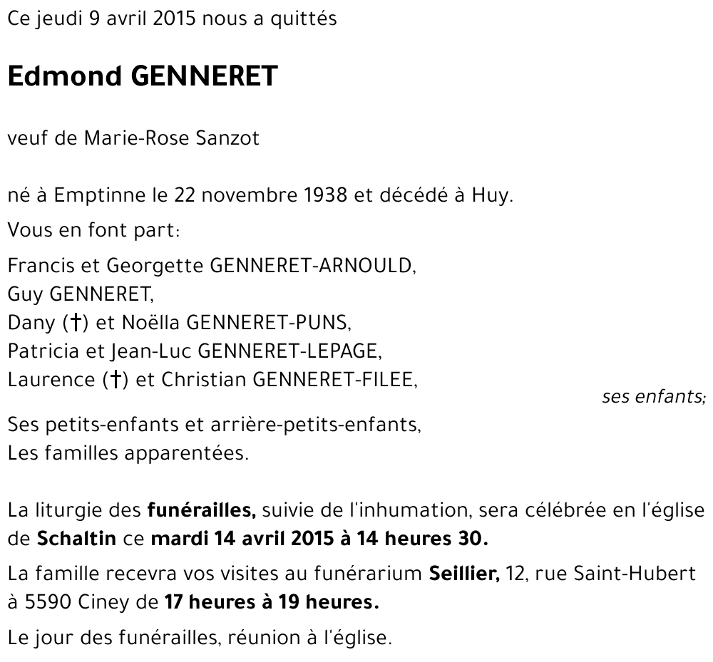Edmond GENNERET