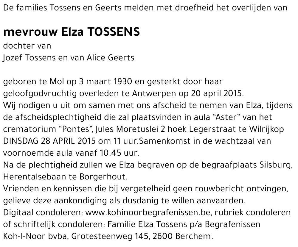 Elza Tossens