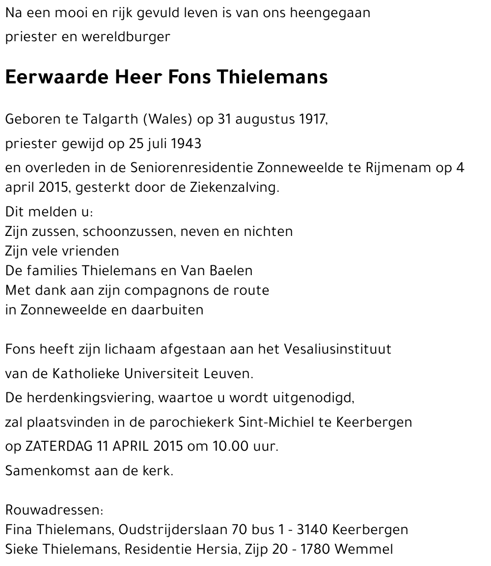 Fons Thielemans