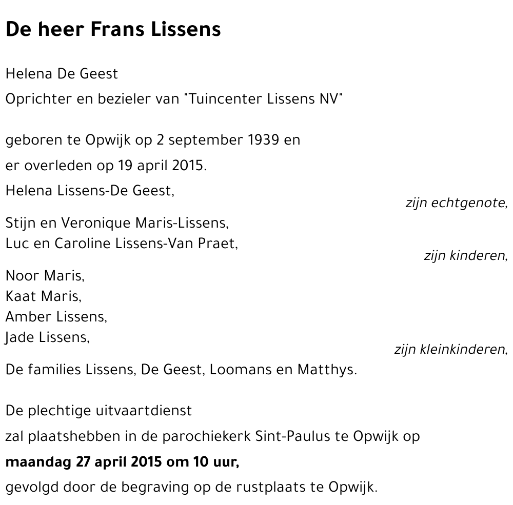 Frans Lissens